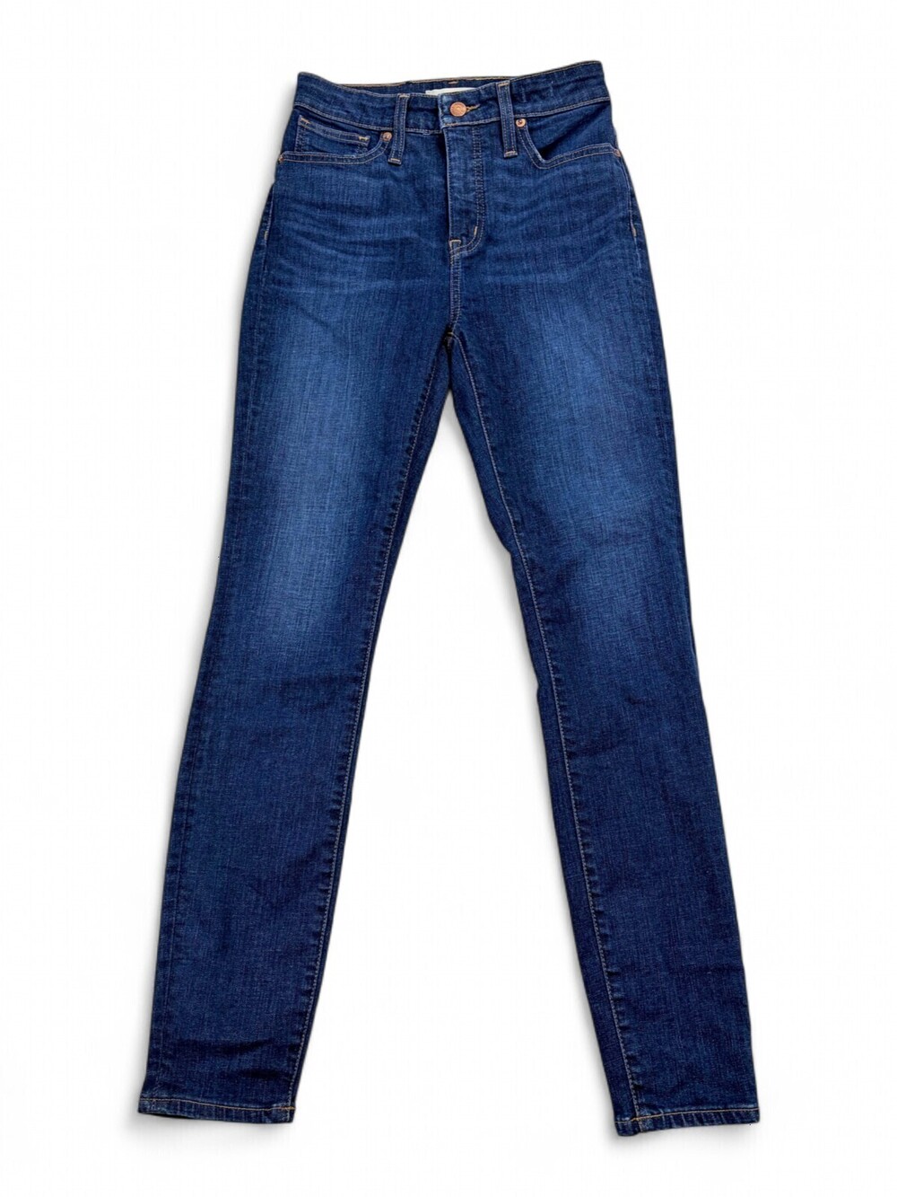 Madewell Curvy High-Rise Skinny Jeans 26 Dark Indigo